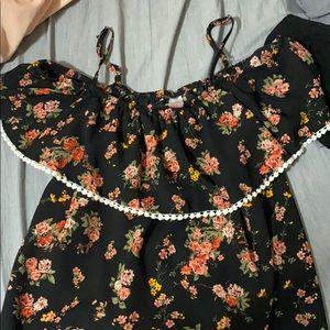 floral pattern shirt